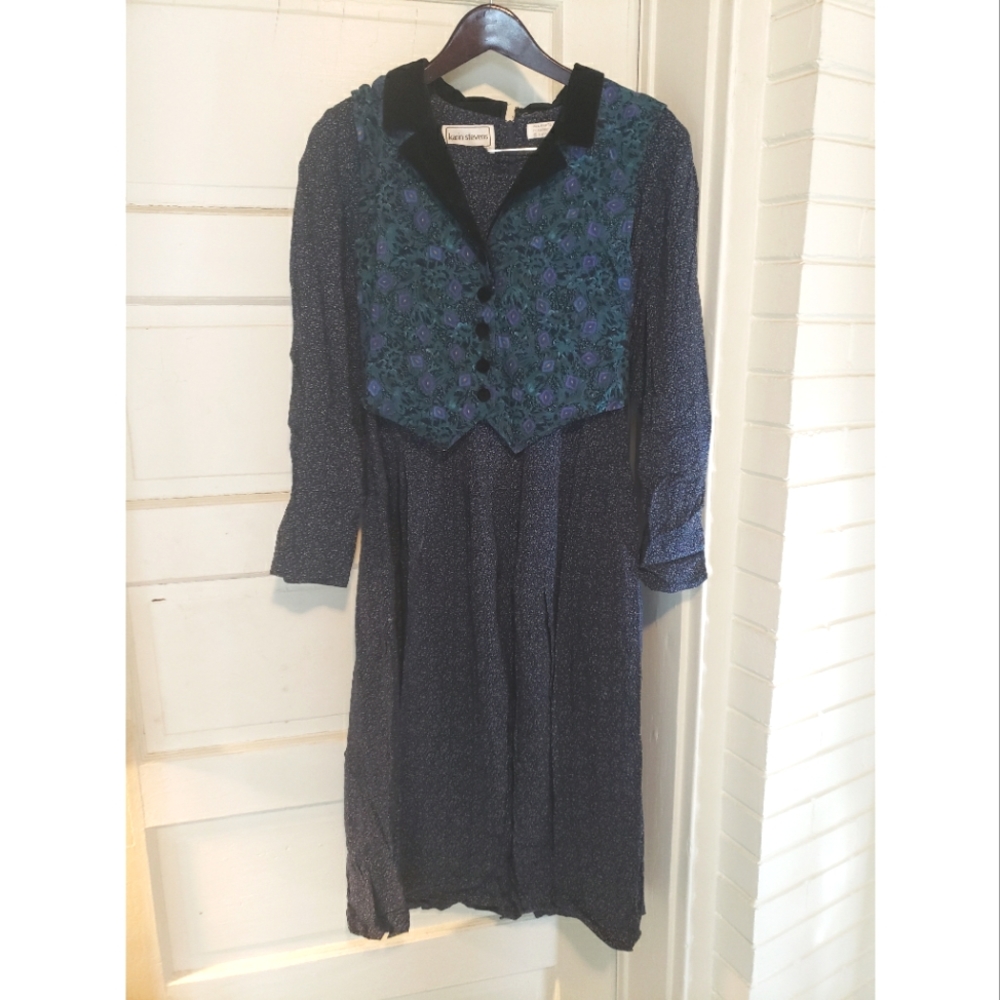 Karin Stevens vintage dress with original matching sash